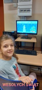 Świąteczna lekcja informatyki w klasie II