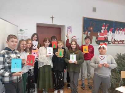 Międzyszkolna wymiana kartek świątecznych w języku angielskim