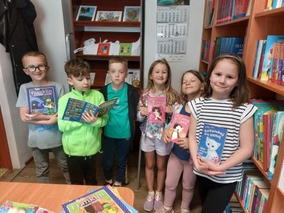 Pierwsze spotkanie w bibliotece szkolnej